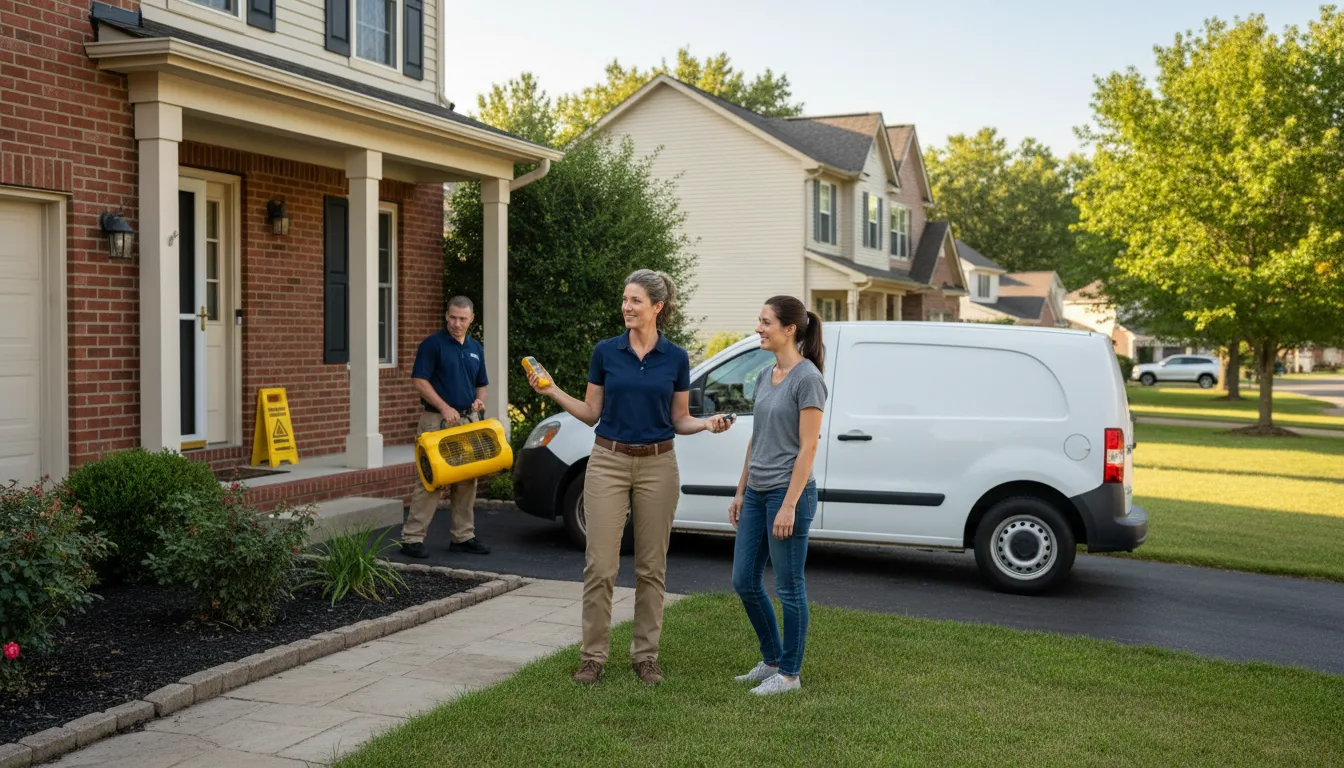 Water restoration image for Dehumidification And Cleanup Services in Painter, VA